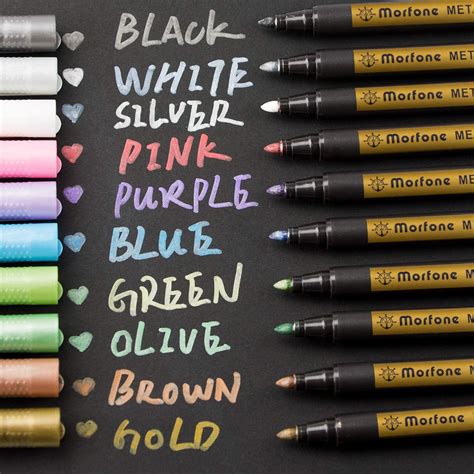 fabric markers metallic|best fabric markers for dark.